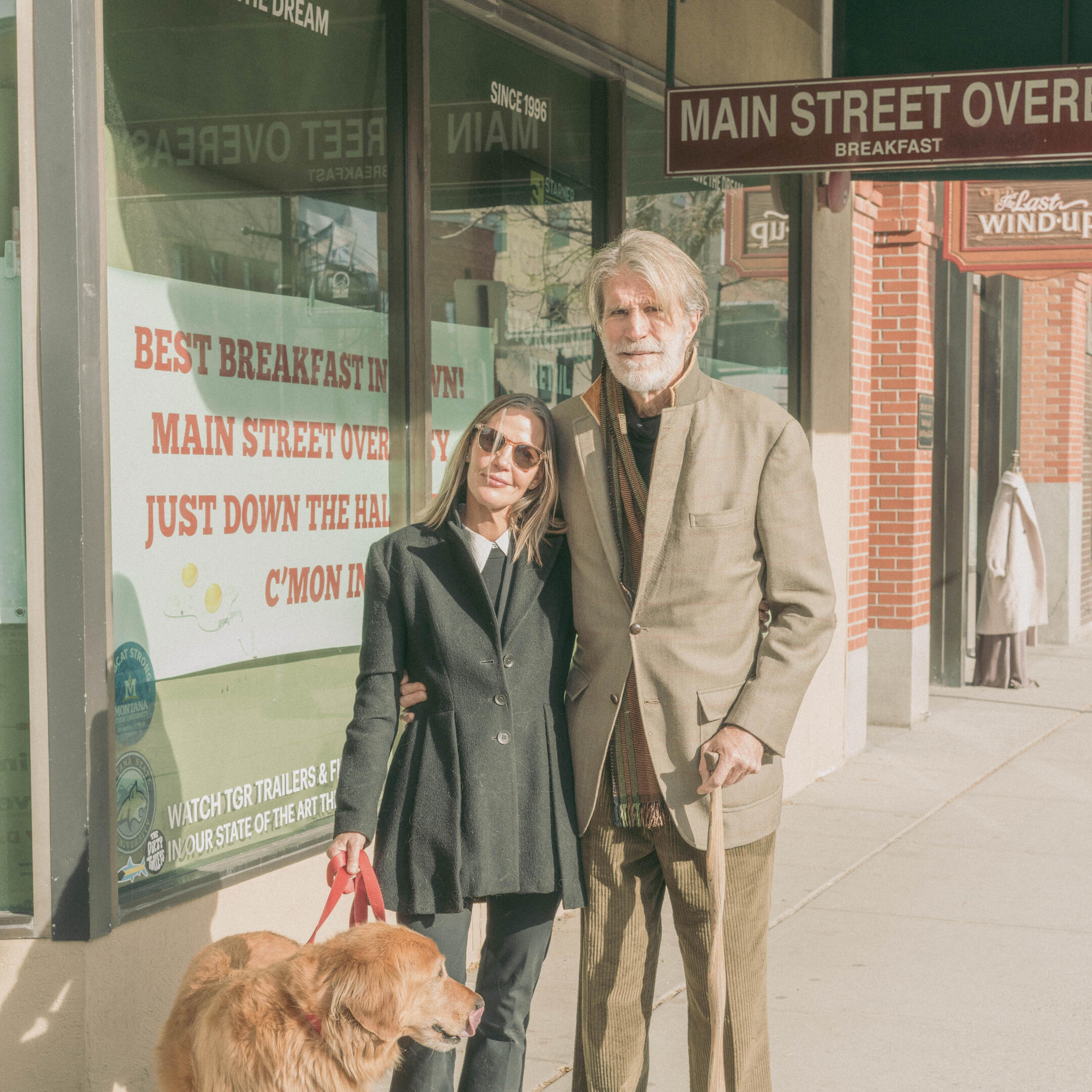 Person wearing green socks downtown